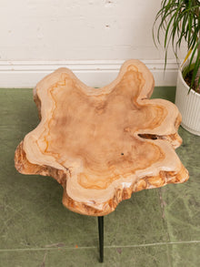 Burlwood Acacia Side Table