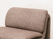 Brown Sculptural Lounge Chair