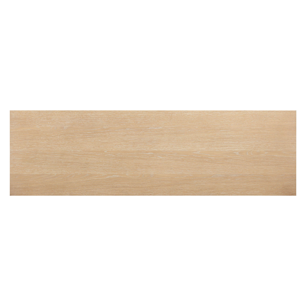 Bristol Park 62" Whitewashed Oak Wood 6-Drawer Dresser