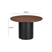 Marlow 48" Wood Round Dining Table