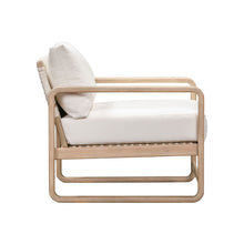 Palata Cream Performance Fabric Outdoor Accent Chair