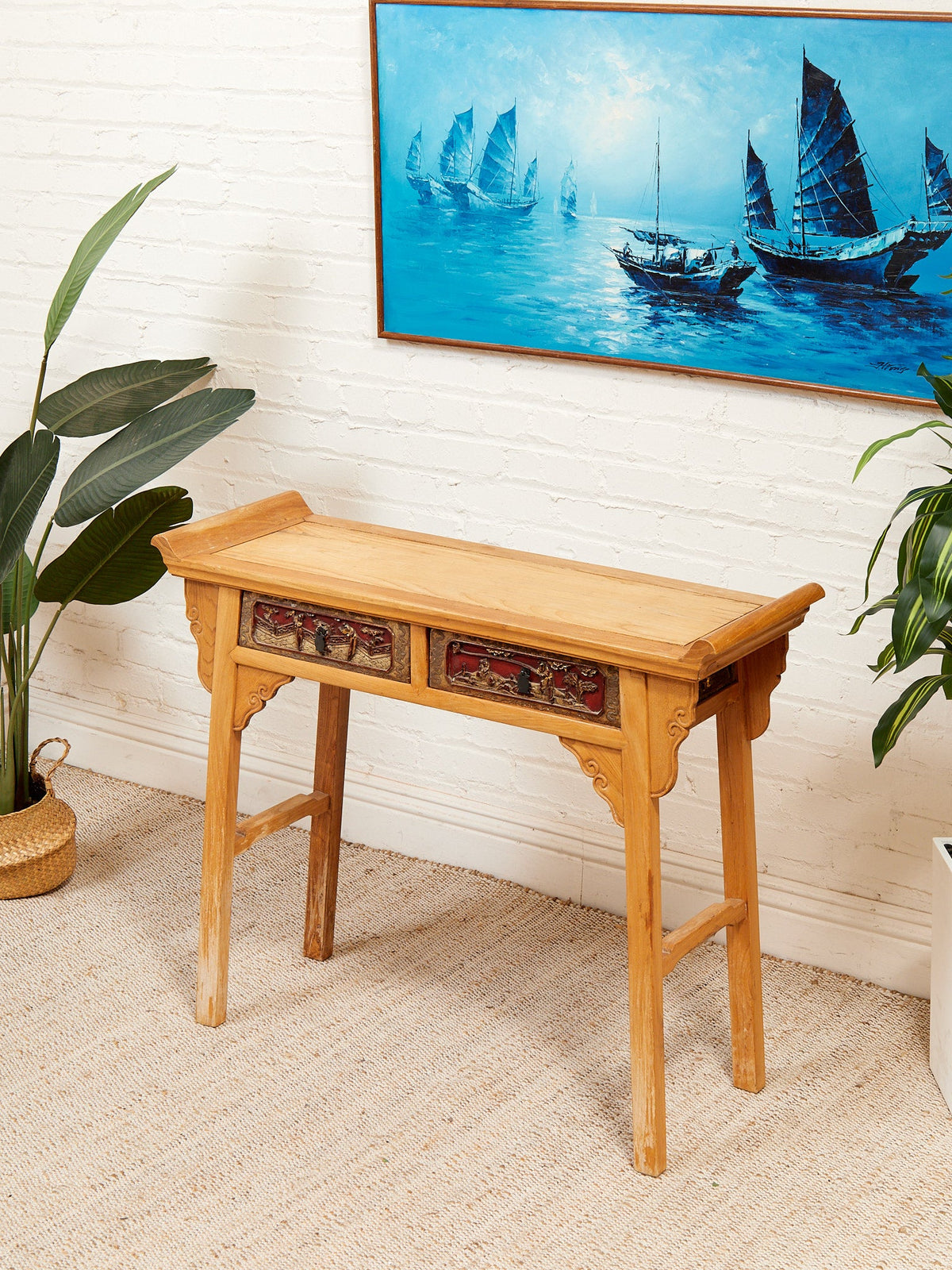 Vintage Chinese Desk Entry Table