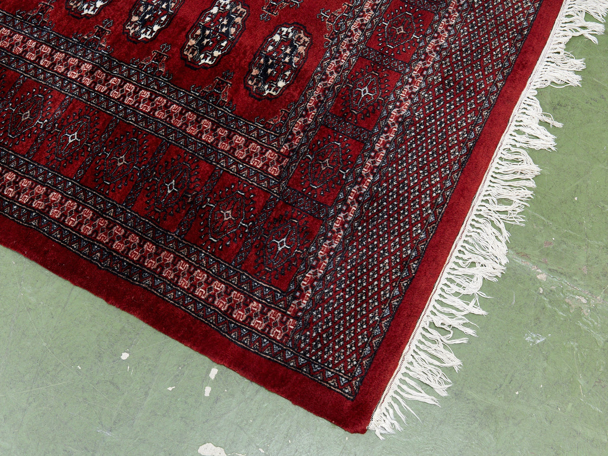 Vintage as Found Red Rug