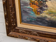 Grand Finale Nautical Oil Painting