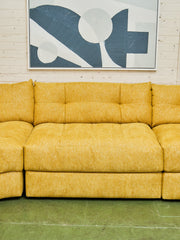 Prima 4 Piece Double Bumper Sectional Sofa