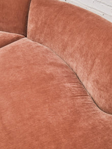 Charlotte Sofa with Bumper Chaise in Amici Ginger