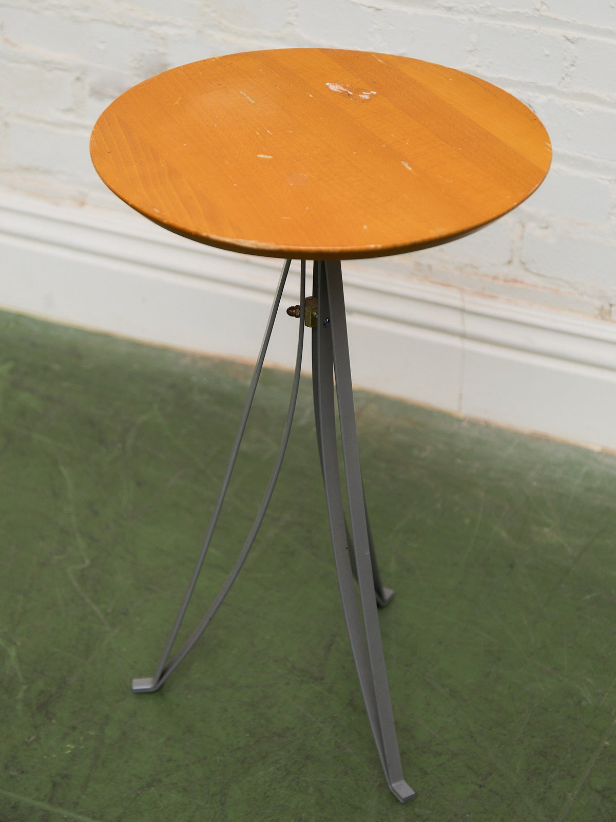 Vintage Danish Industrial Side Table
