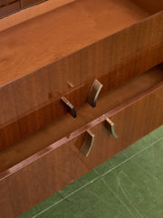 Nicole Miller Italian High-Gloss Stacked Lacquer Cabinet