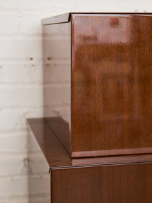 Nicole Miller Italian High-Gloss Stacked Lacquer Cabinet