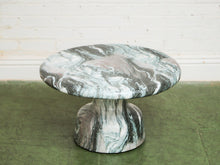 Modern Round Faux Marble Coffee Table