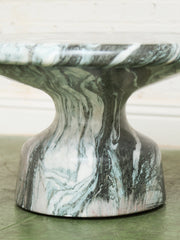 Modern Round Faux Marble Coffee Table