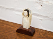 Alabaster Vintage Native figurine by David Farnham
