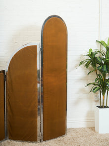 Arthur Umanoff Geometric Folding Privacy Screen by Thaden Metals, USA, 1970s