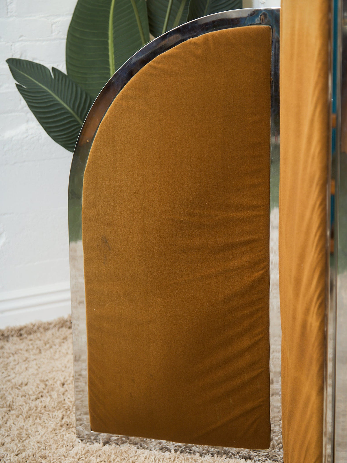 Arthur Umanoff Geometric Folding Privacy Screen by Thaden Metals, USA, 1970s