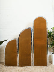 Arthur Umanoff Geometric Folding Privacy Screen by Thaden Metals, USA, 1970s