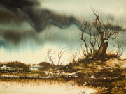 Fine Art Watercolor Landscape by H. Francis Sellers Circa 1950’s