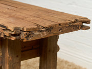 French utilitarian Rustic Antique Desk
