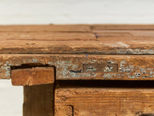 French utilitarian Rustic Antique Desk