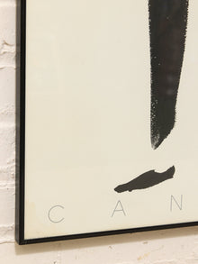 Vintage Postmodern Abstract Figure Art Poster of Giacomo Puccini's 'Canetti'