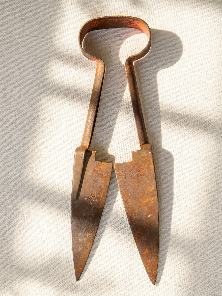 Antique Primitive Sheep Shears Farm Tool