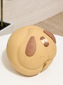 Vintage Handmade Dog Piggy Bank
