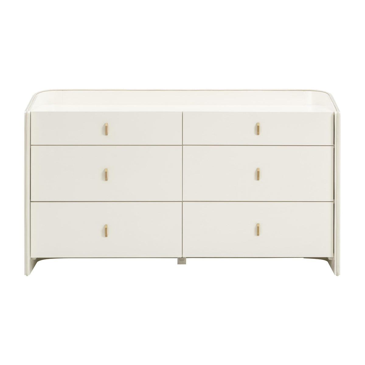 Collins 56" Cream 6-Drawer Dresser