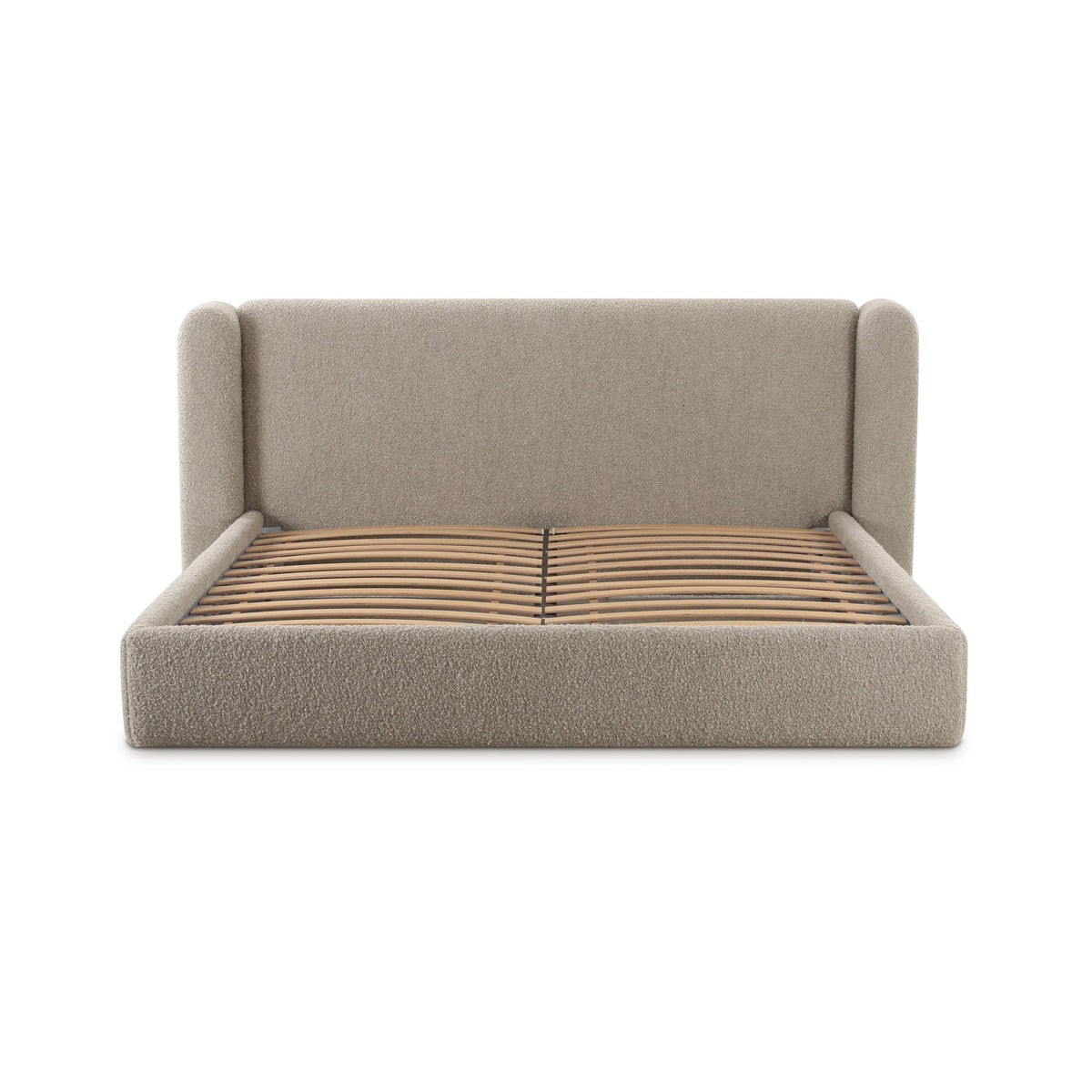 Babette Tan Contract-Grade Boucle Bed