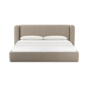 Babette Tan Contract-Grade Boucle Bed
