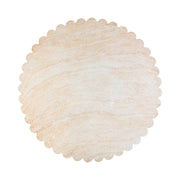 Blossom 54" Washed Faux Travertine Finish Indoor/Outdoor Round Dining Table