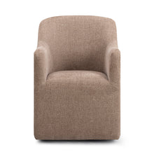 Helena Tall Textured Weave Performance Fabric Dining Chair