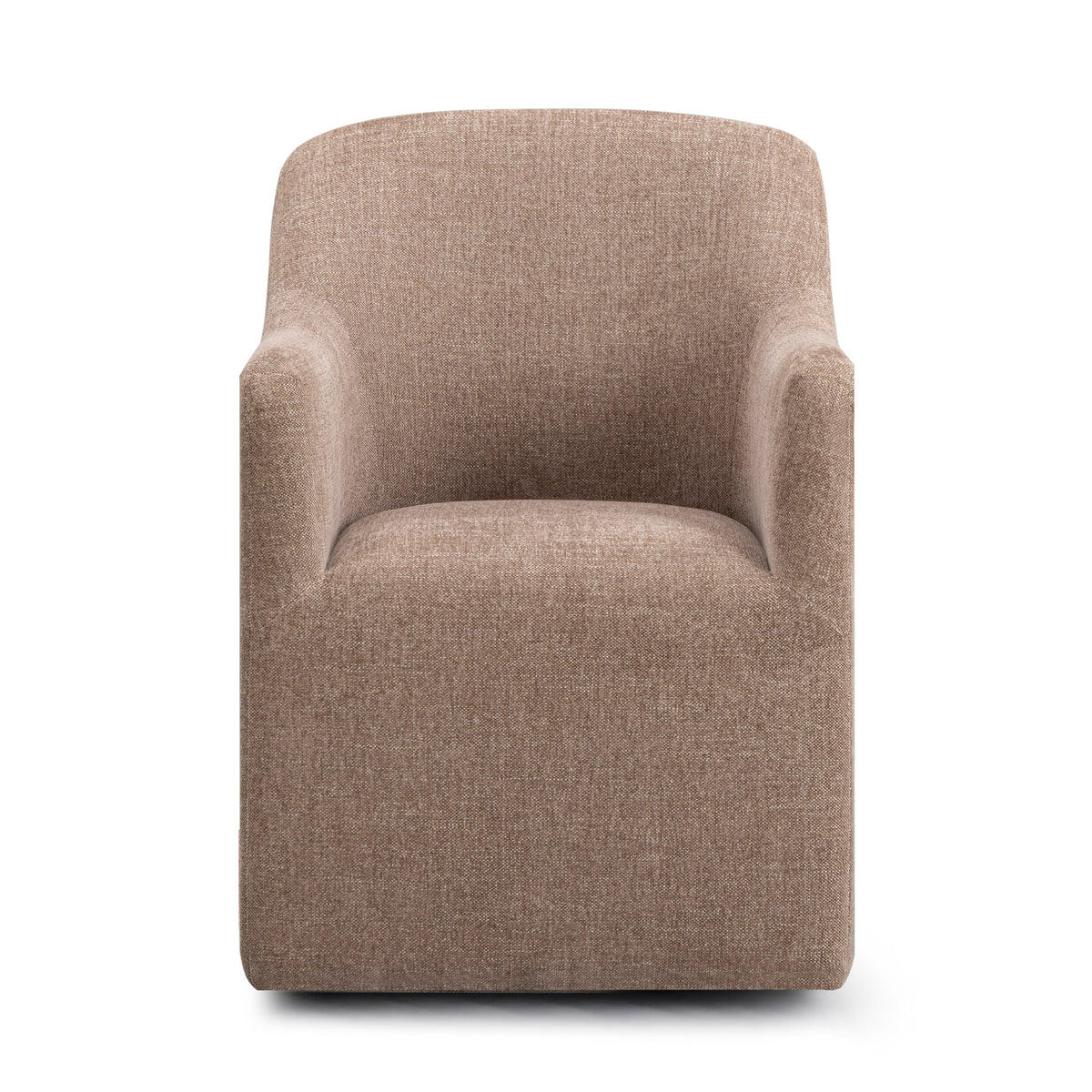 Helena Tall Textured Weave Performance Fabric Dining Chair