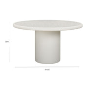 Billy 54" Concrete Terrazzo Indoor/Outdoor Dining Table