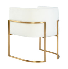 Giselle Performance Velvet Dining Chair with Gold Base by Inspire Me! Home Decor