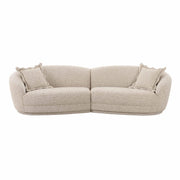 Marion 2-Piece Two-Tone Textured Performance Boucle Sectional