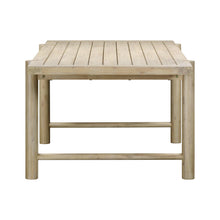 Gata 87" Light Teak Outdoor Rectangular Dining Table