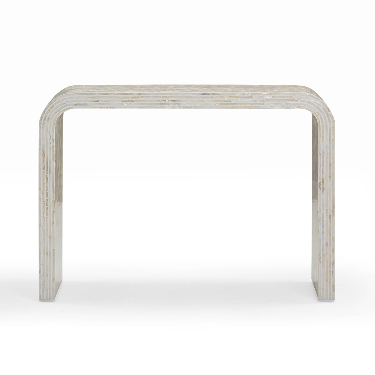 Opus 43" Cream Capiz Shell Console Table