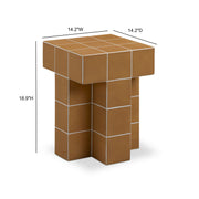 Alma Tile Concrete Indoor/Outdoor Side Table