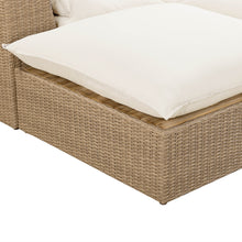 Cali 4-Piece Performance Fabric & Wicker Outdoor Sectional