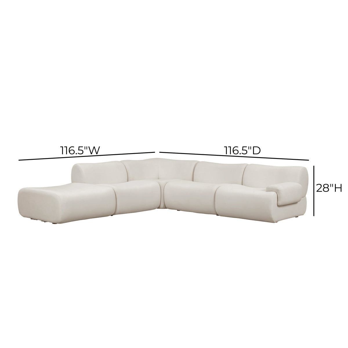 Zenith 5-Piece Modular Sectional