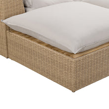 Cali 4-Piece Performance Fabric & Wicker Outdoor Sectional