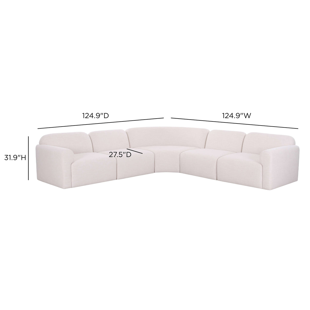 Gorge 5-Piece Modular Corner Sectional
