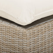 Cali 4-Piece Performance Fabric & Wicker Outdoor Sectional