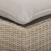 Cali 4-Piece Performance Fabric & Wicker Outdoor Sectional