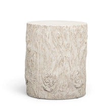 Fawn Driftwood Concrete Indoor/Outdoor Side Table