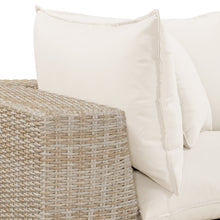 Cali 4-Piece Performance Fabric & Wicker Outdoor Sectional