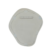 Orpheus 35"X31" Ribbed Lightweight Faux Stone Wall Mirror