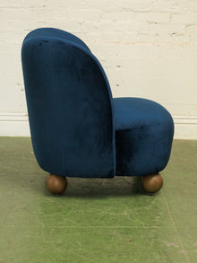 Tova Club Chair in Blue