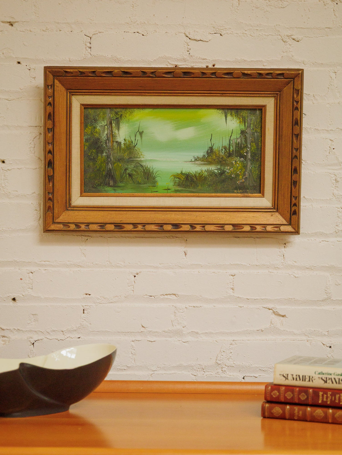 Original Vintage Oil Painting Whispers of the Bayou