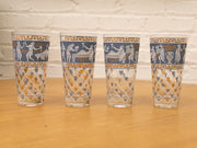 Cera Glass Etruscan Frieze glasses