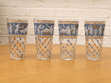 Cera Glass Etruscan Frieze glasses